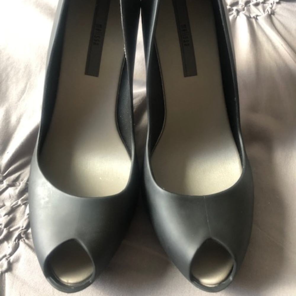 Melissa Peep Toe Pumps - Size 7